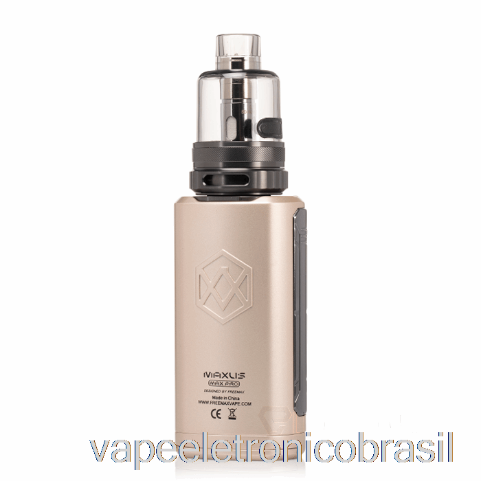 Vape Eletrônico Freemax Maxus Max Pro 168w Starter Kit Ouro